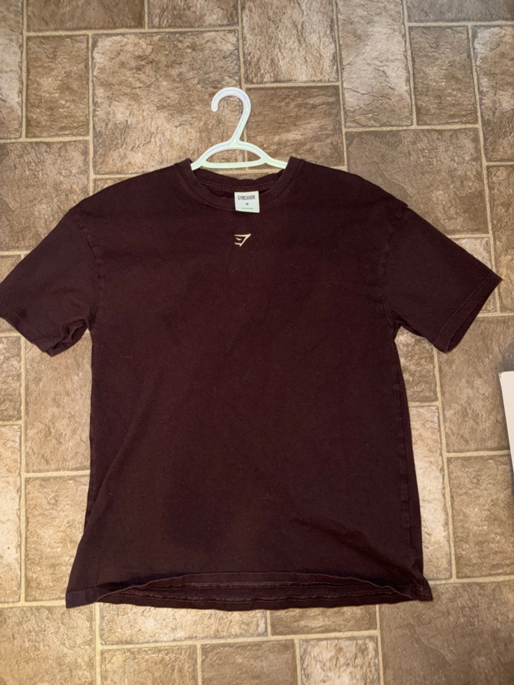 Gymshark Women’s Embroidered Short Sleeve Tee Brown
